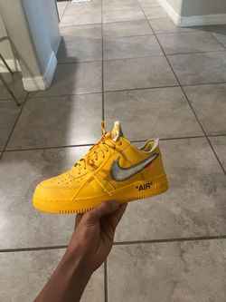 Off-White x Nike Air Force 1 Low University Gold