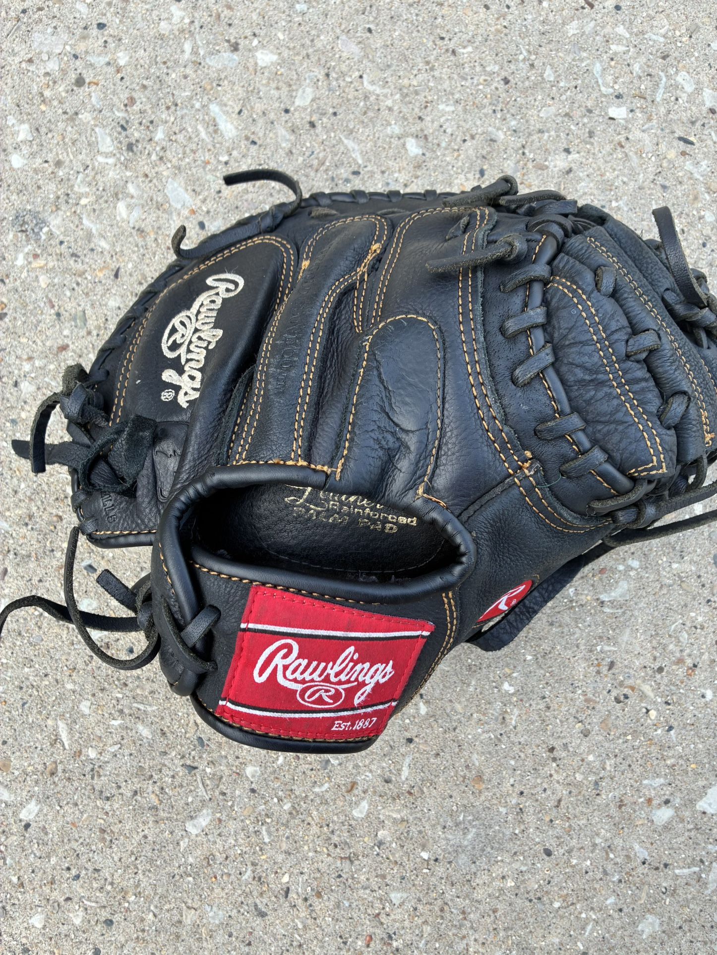 Rawlings RCM325B 32.5 Inch Catchers Glove Renegade Leather Sure Catch Lite Toe