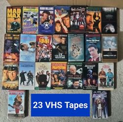 23 VHS Action War Comedy Movies