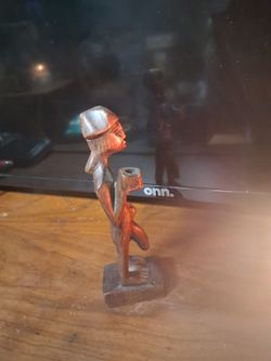African Hand-Carved Wooden Statue