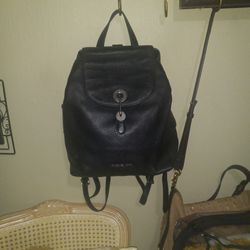 LEATHER MICHEAL KORS BACKPACK