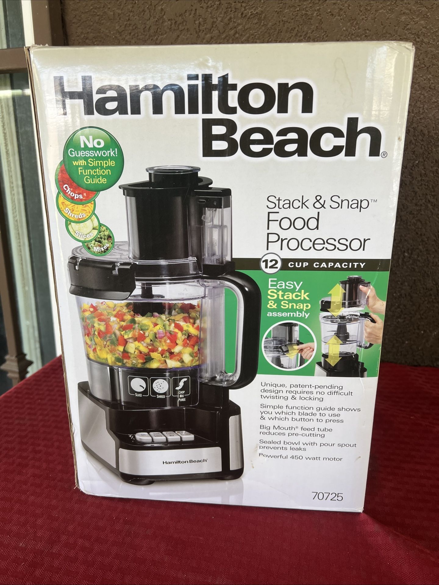 Hamilton Beach 70725 Food Processor Brand New