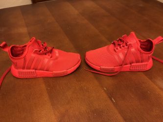 Adidas Kids All Red Size 13k