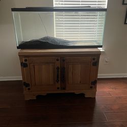 Fish tank 55 Gallon with stand and light