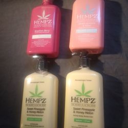 All BRAND NEW SEALED NEVER OPENED/ Hempz Body Moisturizers 