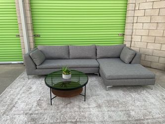 *Free Delivery* Gray Sectional Couch Sofa