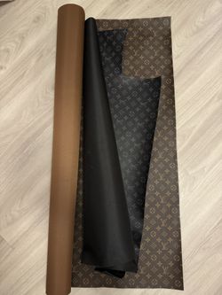Faux LV vinyl Leather