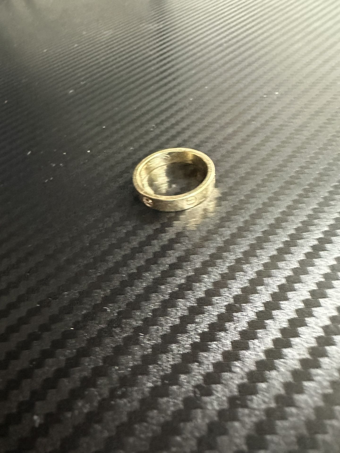 14k Gold Ring Cartier Style 