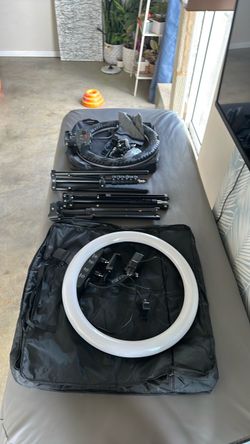 LED Ring Light with Tripod Stand and Carry Bag