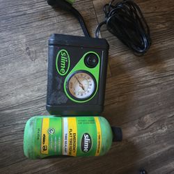 Slime tire inflator