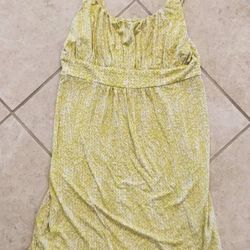 Women's Ann Taylor Sleeveless Dress Size M Green