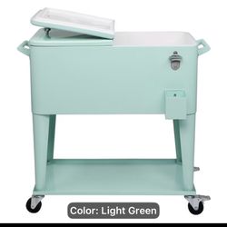 Brand New Teal Light Green Cooler 80Qt