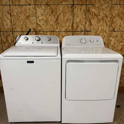 Maytag-washer-and hot point-gas-dryer
