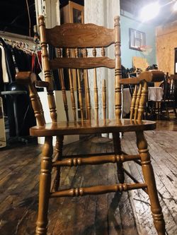 brown wooden chair