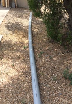 19’11” Large diameter 4” pvc (4.5” OD DIAMETER)