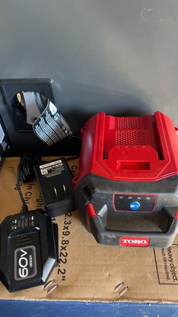 Toro 60V Max Battery and Charger