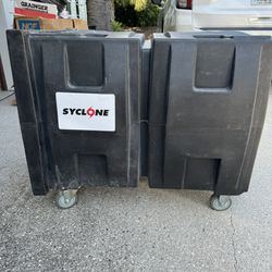 Cyclone negative air scrubber