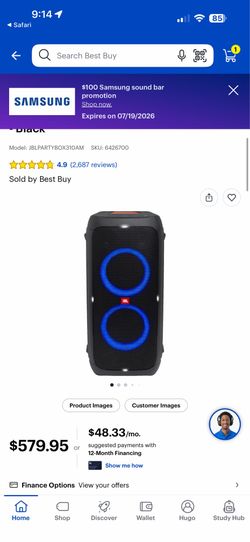 JBL PartyBox 310