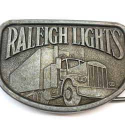 Belt Buckle Vintage 1970’s Raleigh Lights Trucker 