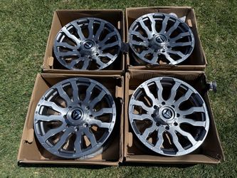 (4) 20” Fuel Blitz Wheels