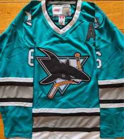 San Jose Sharks Sandis Ozolinsh 1992-93 Jersey XL
