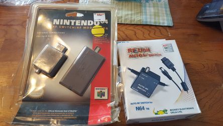 Nintendo n64 rf switches new