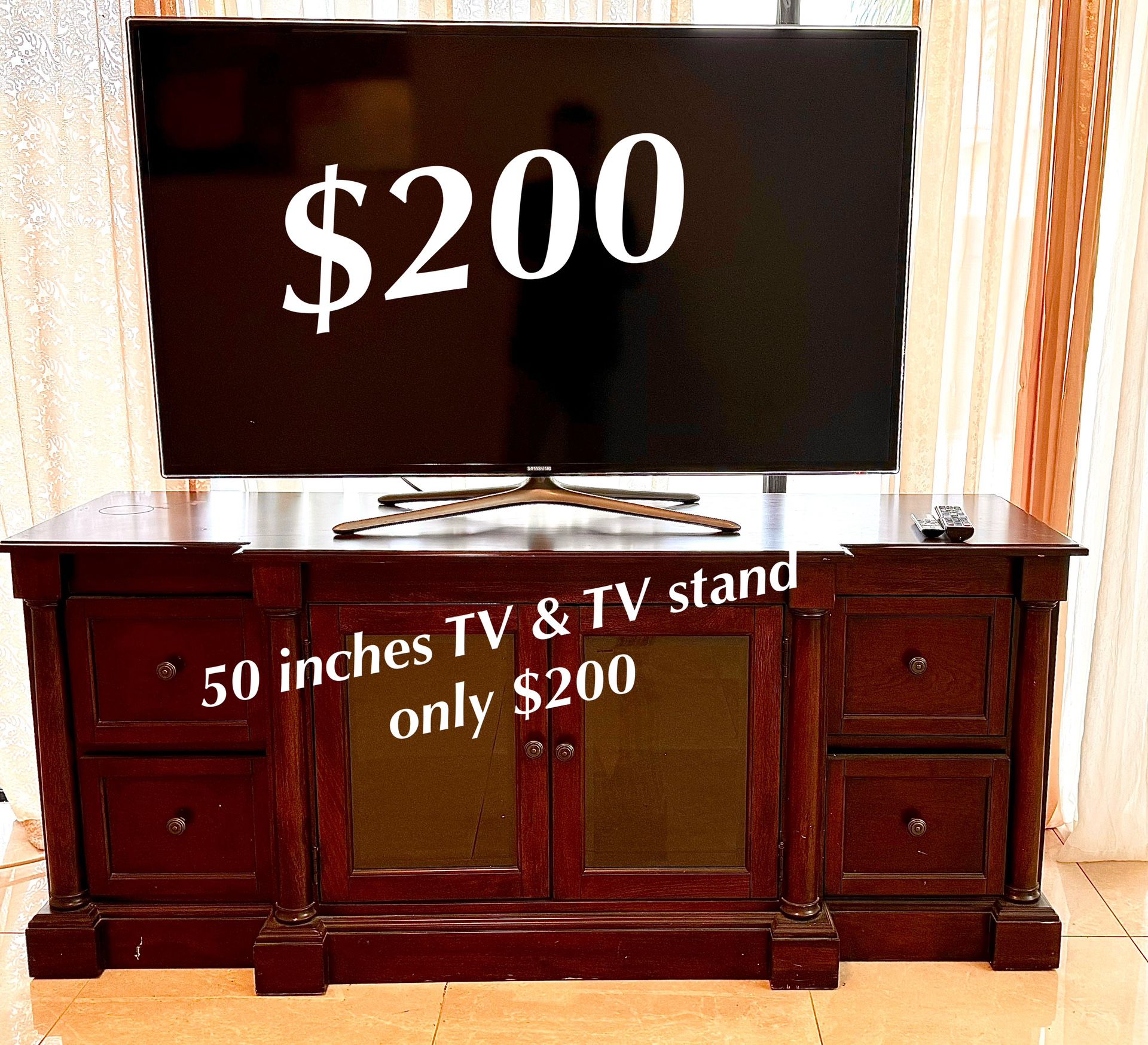 TV and TV Stand
