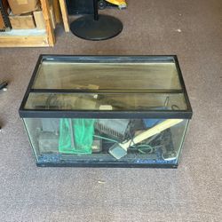 30 Gallon Aquarium, Great Deal With Nice Stand
