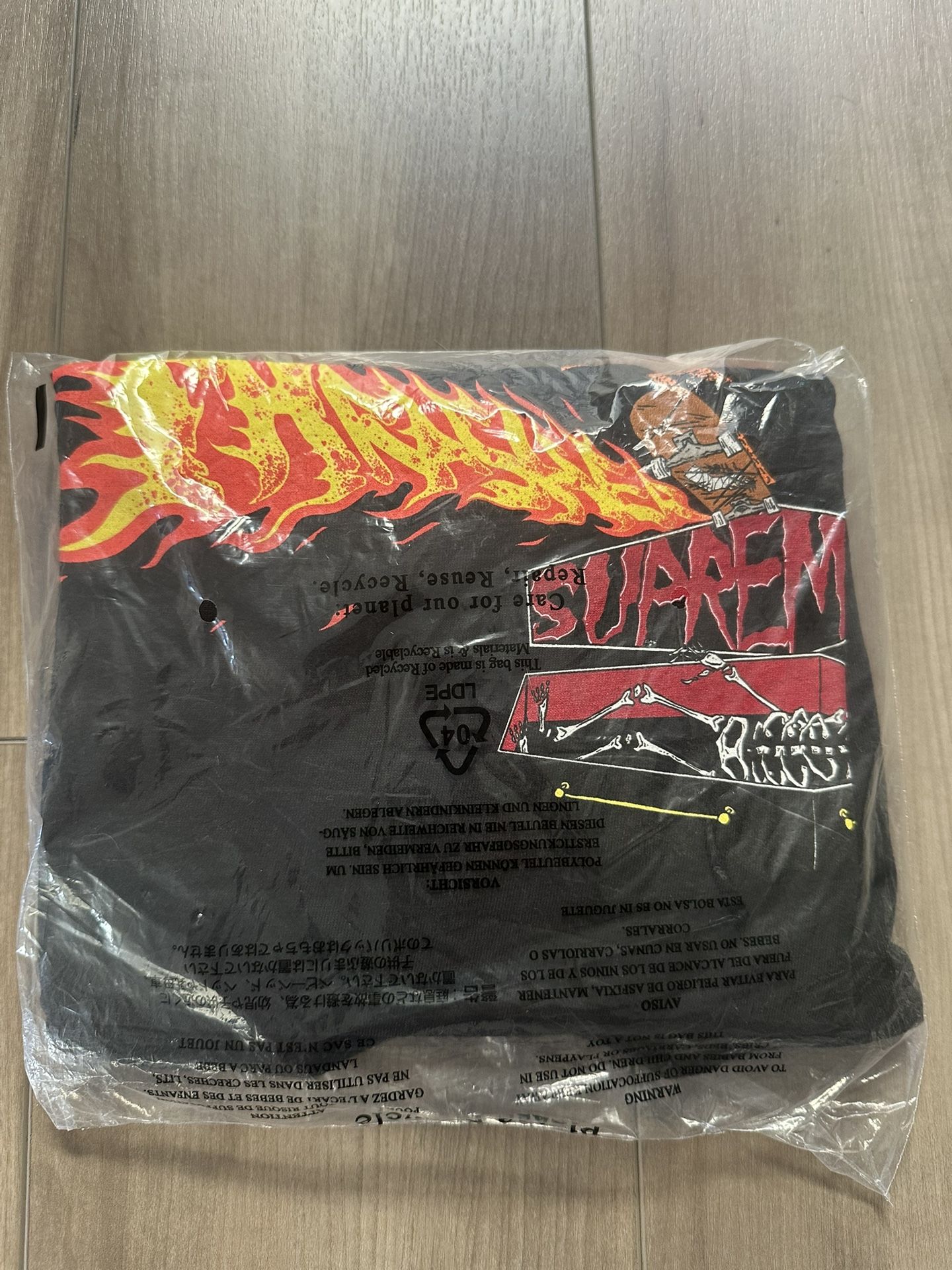 Supreme Thrasher Back Tail Tee Large Brand New