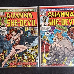Shanna The She-Devil Comics #2,4