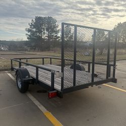 2022 Wood Floor Utility Trailer 6 ft. x 12 ft.