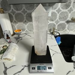 Large Clear Quartz Tower 