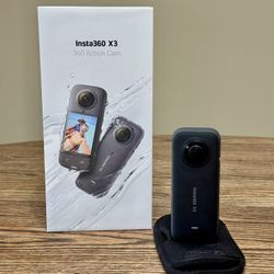 Insta360 X3 - Waterproof 360 Action Camera With Heavy Duty Stick And Car Mount