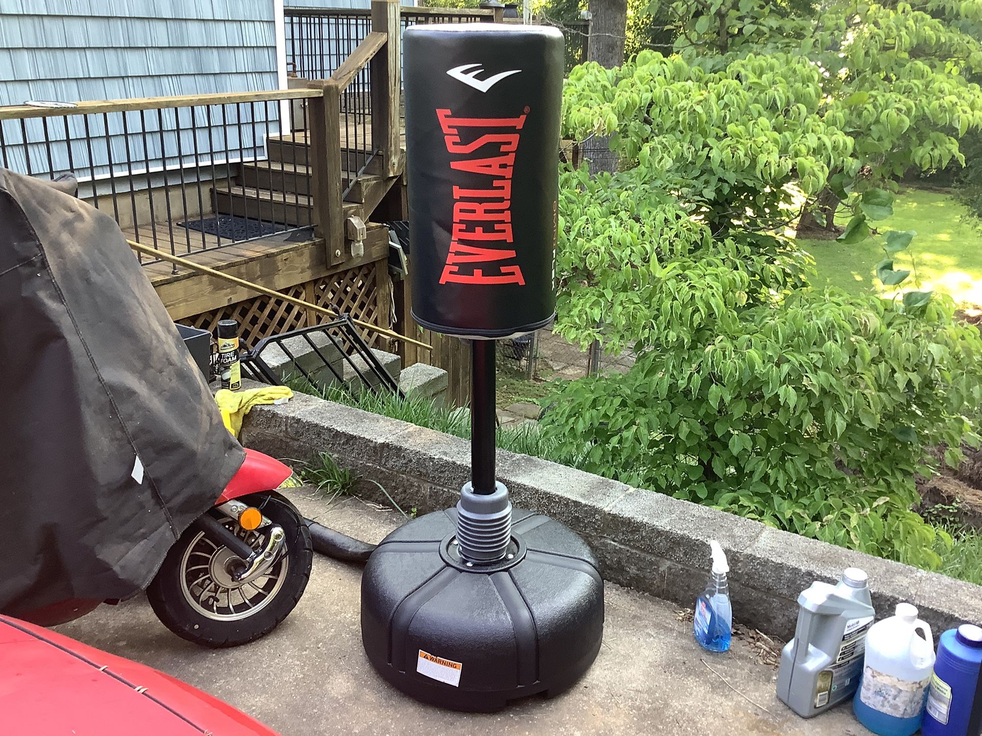 Boxing Stand Like New $ 30.00. ( Sold New For $189 Plus Taxes )