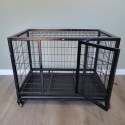 36" Medium Heavy Duty Dog Cage Kennel with Single Door and Pull-Out Tray!  (New) 📦 