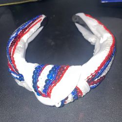 4th Of July Sequin Headband