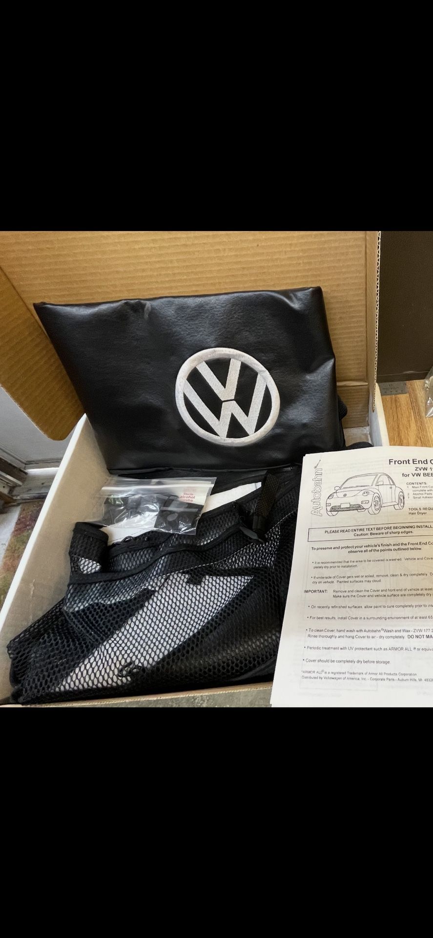 OEM FRONT END COVER / BRA ZVW 193 022A VW NEW BEETLE 98-05 NEW! OPEN BOX