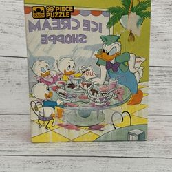 Vintage 1984 Donald Duck 99 Piece Puzzle Complete 