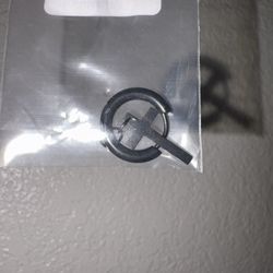 Cross Pendant Hoop Earrings