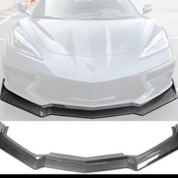Fits 20-22 Chevy Corvette C8 5VM Style ABS Front Bumper Lip 5PCS CF Print