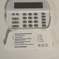 WT5500-433 ENG TEXT DSC Alarm Wireless Keypad GOOD!