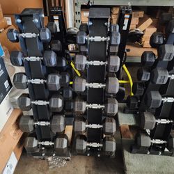 DUMBELL SET WITH RACK