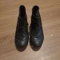 Remonte Black Ankle Length Boots
