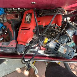 Ryobi, Black And Decker, Milwaukee Drills