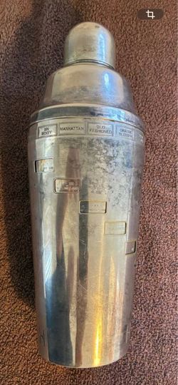 Vintage Napier Cocktail Shaker