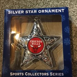 Chicago Bulls Star Ornament 