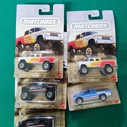 Matchbox Box Silverado, Dodge ,Nissan 