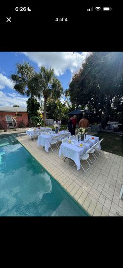 Chairs and tables tents for s,a,l,e