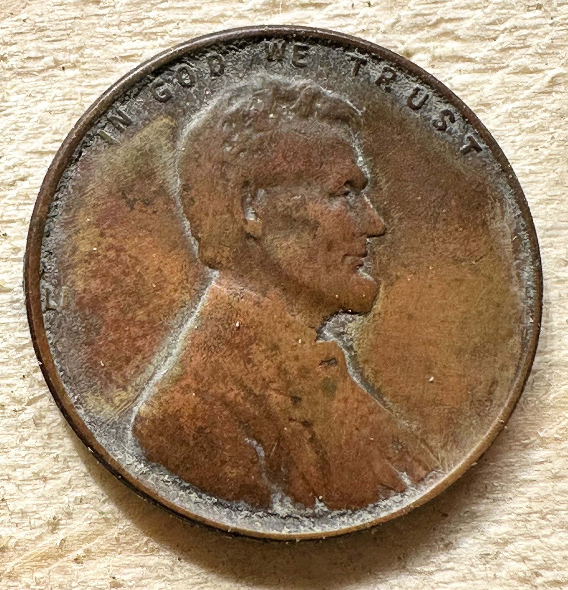 Wheat Cent Penny Error