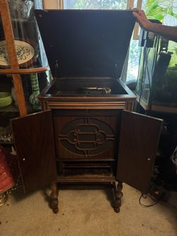 1920s Phonograph Cabinet